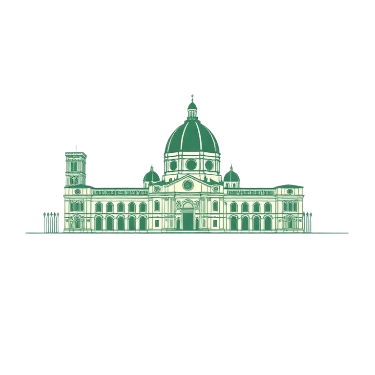 Illustration of the Florence Duomo cathedral